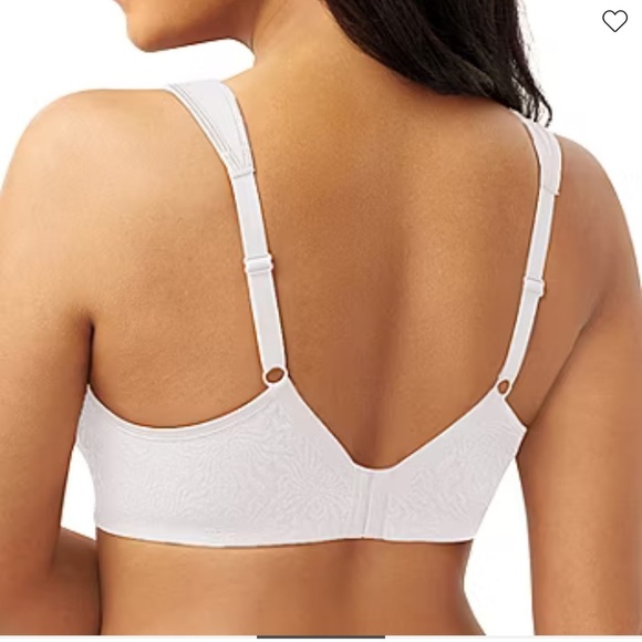 Playtex 18 Hour Side & Back Smoothing Seamless Wireless Full Coverage Bra 46D - Picture 3 of 8